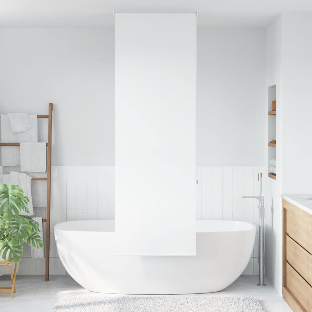Shower Roller Blind 80x240 cm Fabric Width 76 cm - Direct Imports