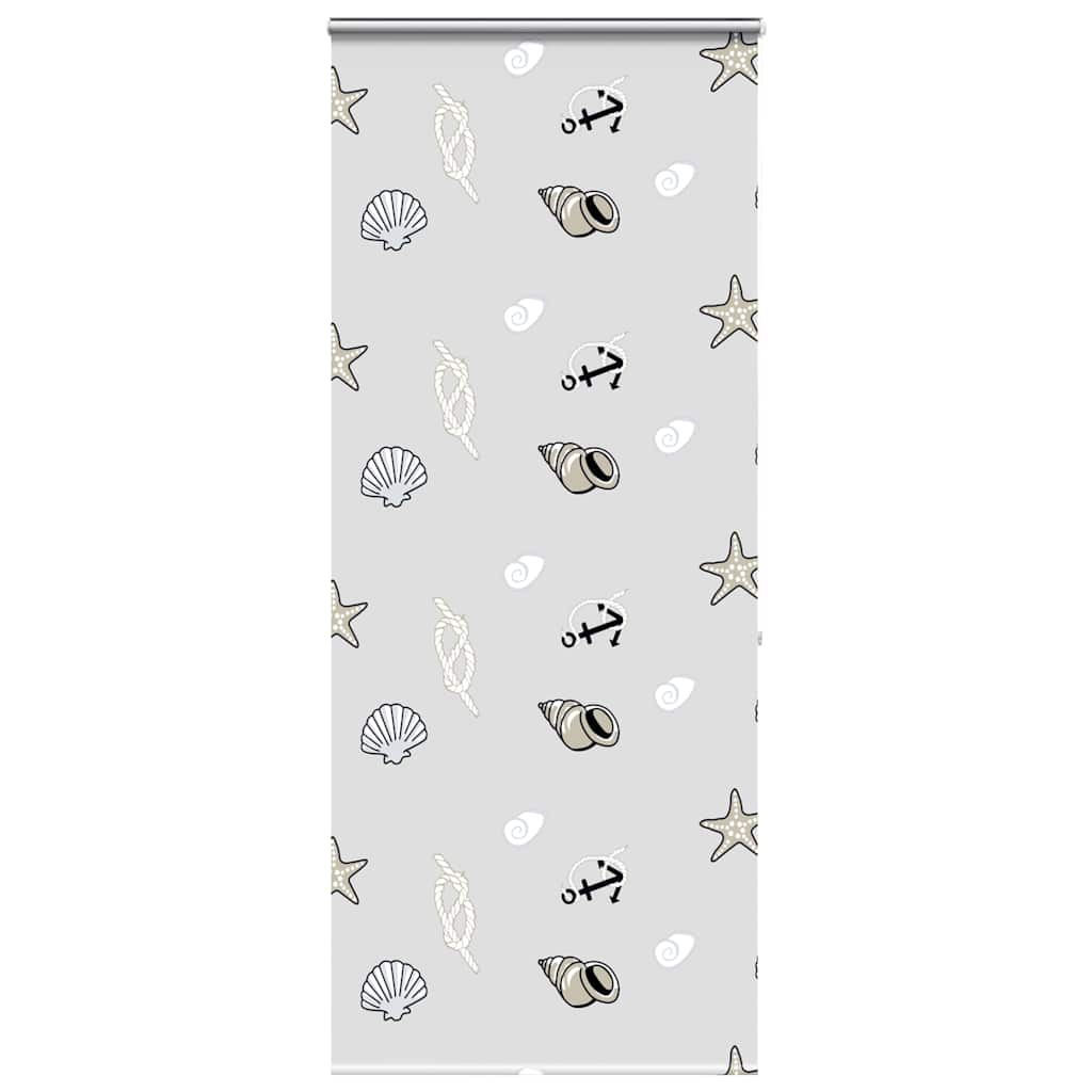 Shower Roller Blind with Cassette 100x240 cm Fabric Width 96 cm - Charlotte Dunes