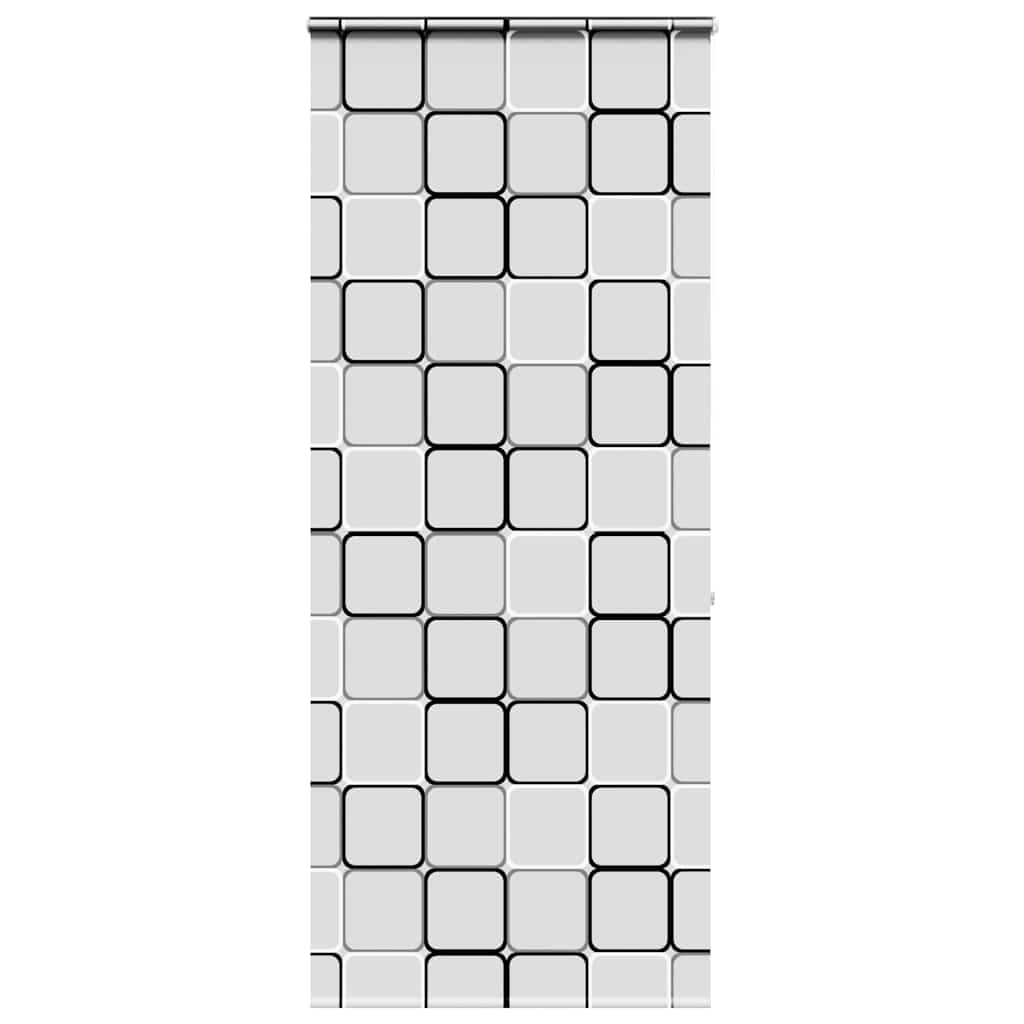 Shower Roller Blind with Cassette 90x240 cm Fabric Width 86 cm - Charlotte Dunes