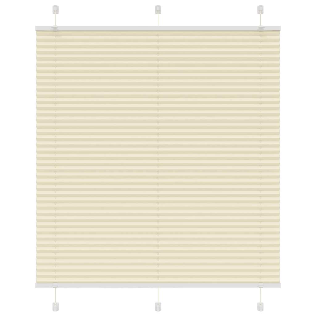 Pleated Blind Cream 115x100 cm Fabric Width 114.4 cm Polyester - Charlotte Dunes