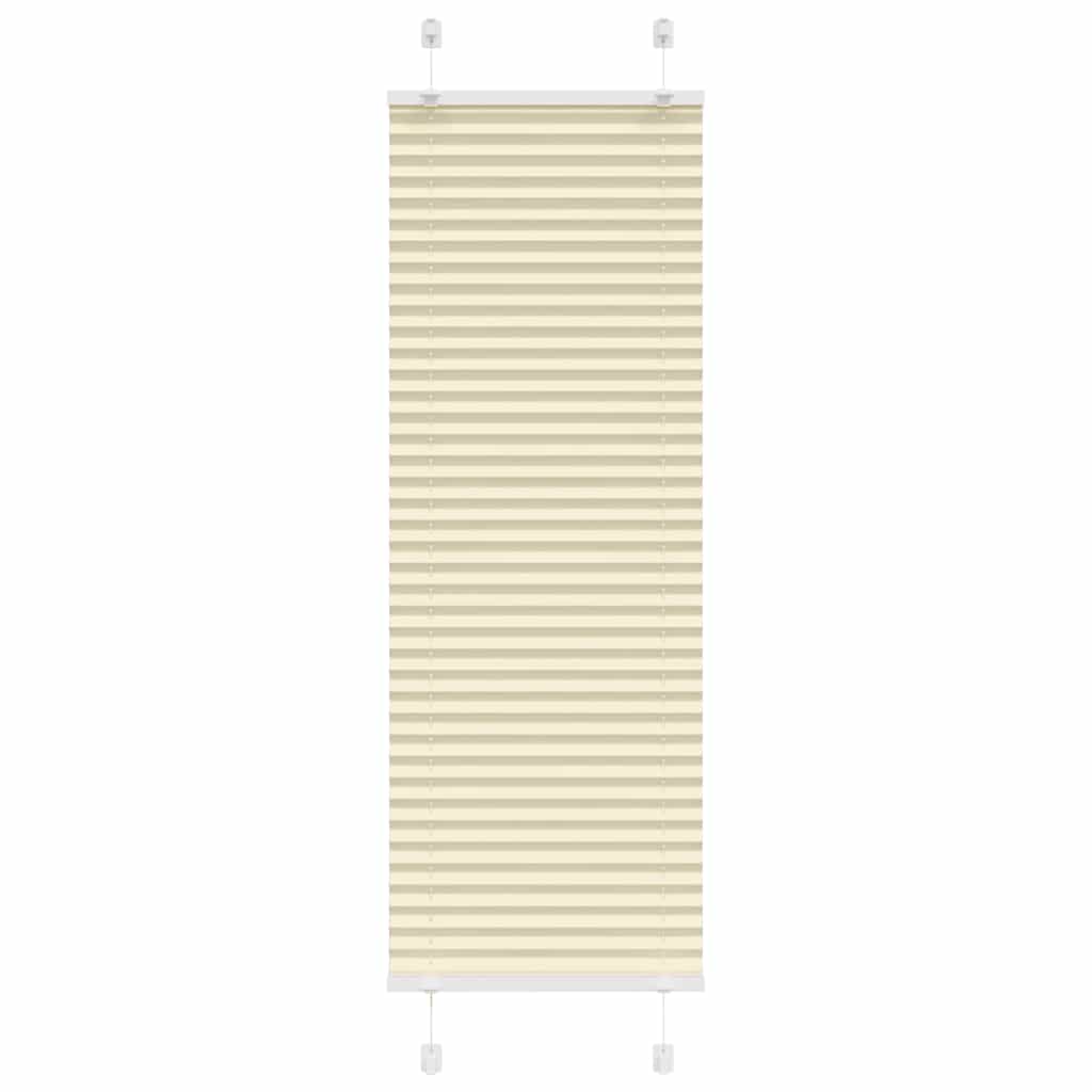 Pleated Blind Cream 40x150 cm Fabric Width 39.4 cm Polyester - Brittle & Co