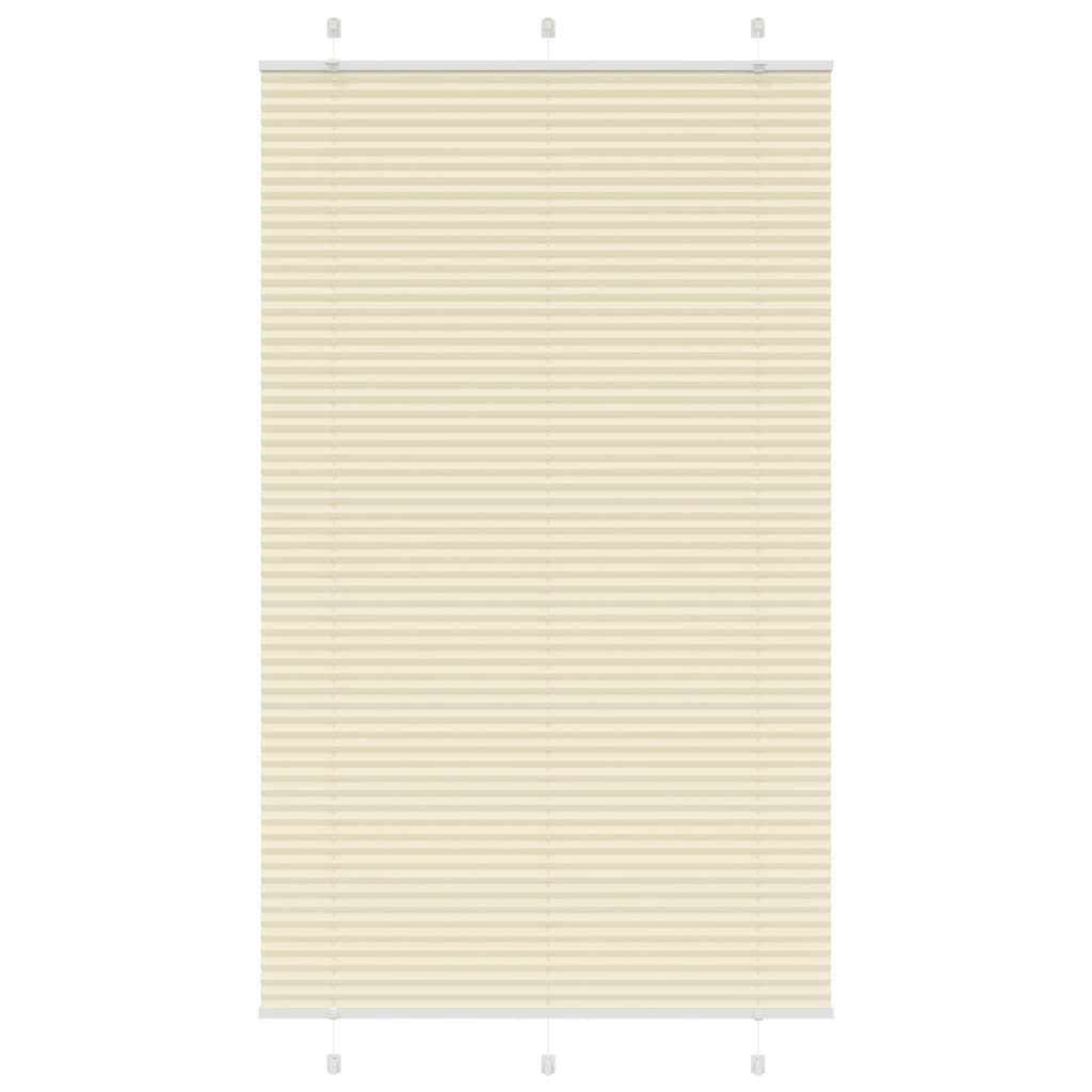 Pleated Blind Cream 110x200 cm Fabric Width 109.4 cm Polyester - Charlotte Dunes