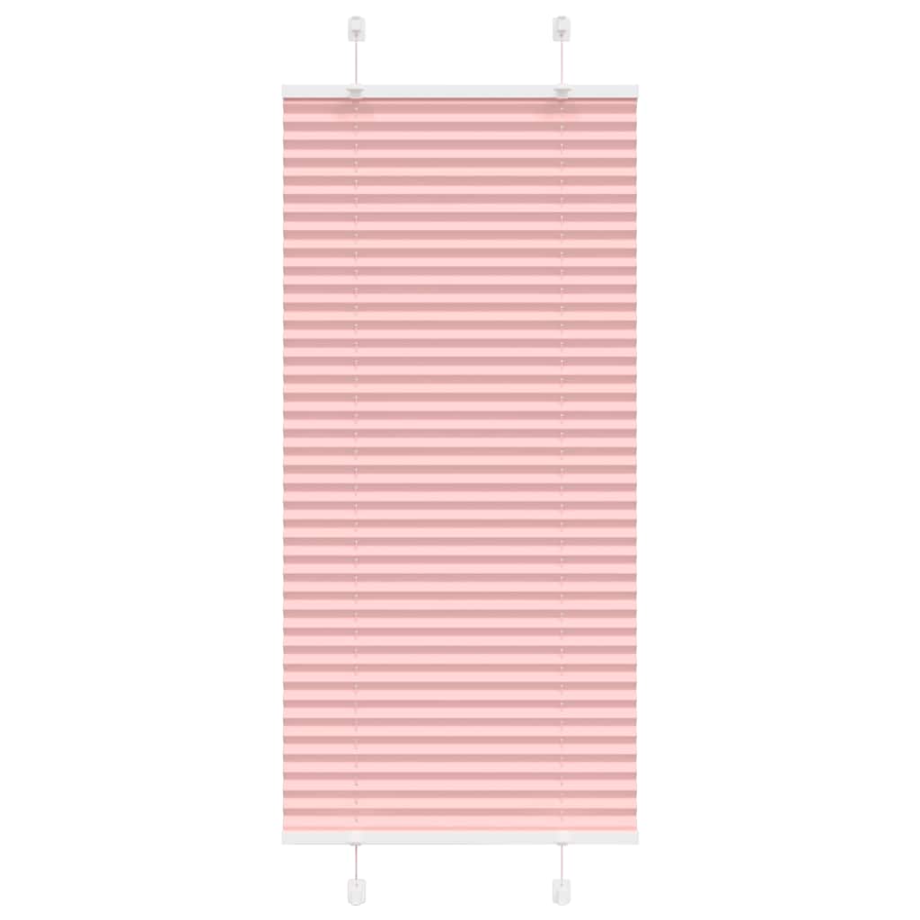 Pleated Blind Pink 60x150 cm Fabric Width 59.4 cm Polyester - Direct Imports