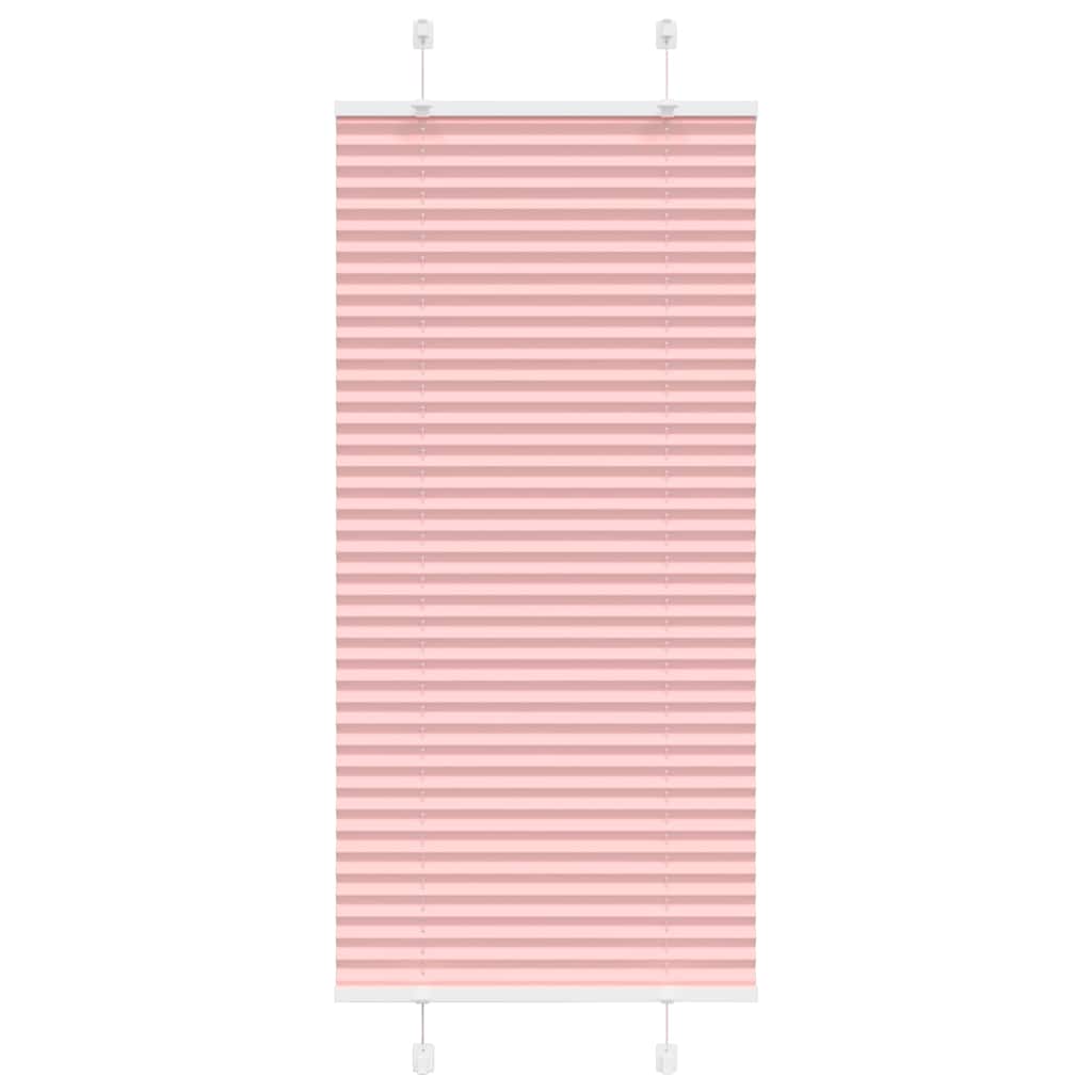 Pleated Blind Pink 65x150 cm Fabric Width 64.4 cm Polyester - Charlotte Dunes