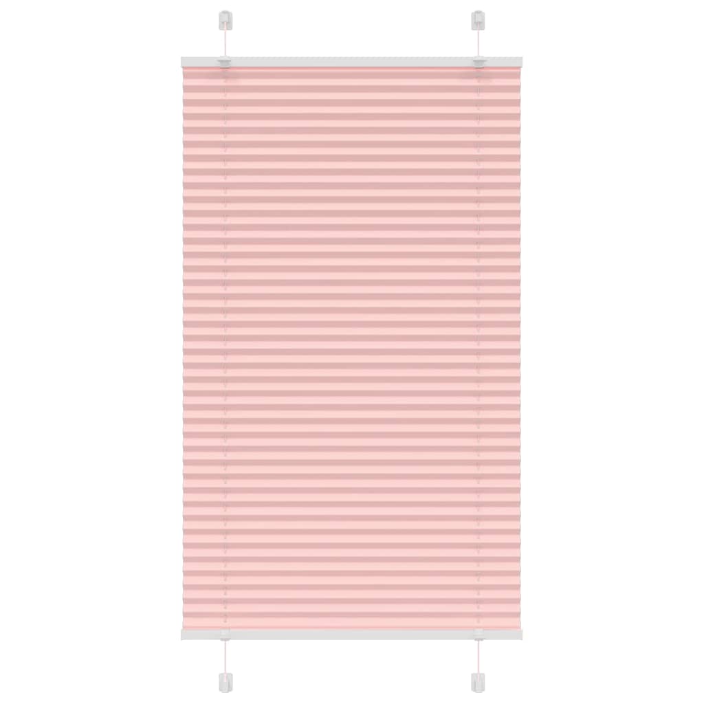 Pleated Blind Pink 75x150 cm Fabric Width 74.4 cm Polyester - Charlotte Dunes