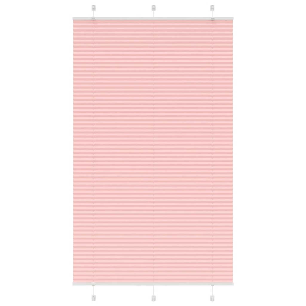 Pleated Blind Pink 115x200 cm Fabric Width 114.4 cm Polyester - Charlotte Dunes