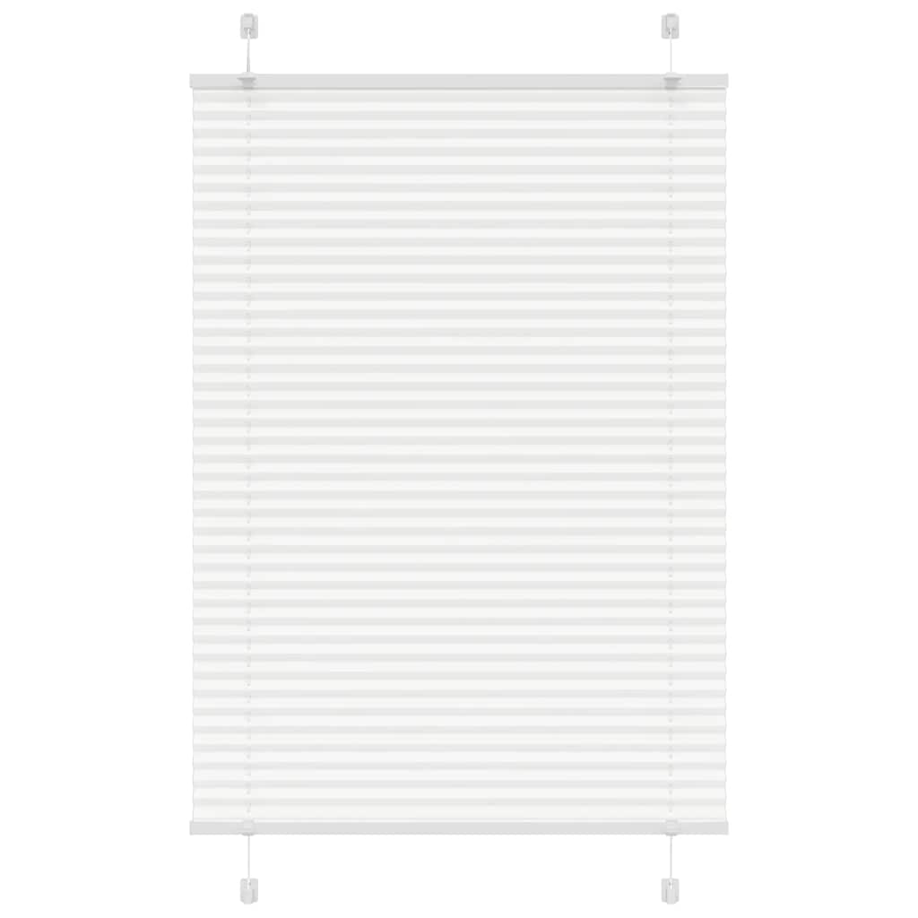 Pleated Blind White 90x100 cm Fabric Width 89.4 cm Polyester - Merlin Deals
