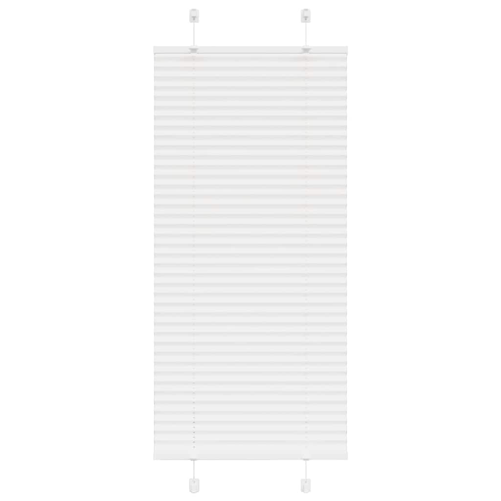 Pleated Blind White 65x150 cm Fabric Width 64.4 cm Polyester - Charlotte Dunes