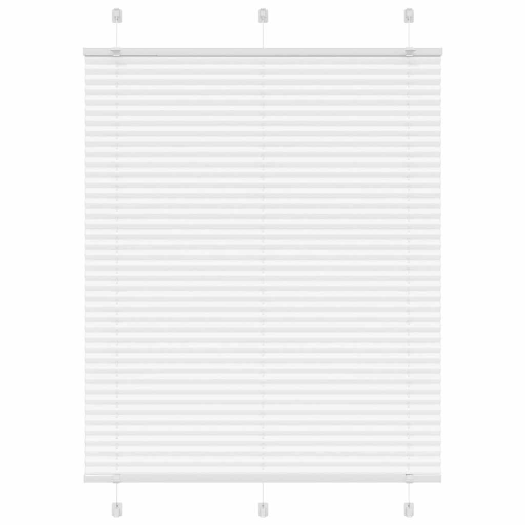 Pleated Blind White 110x150 cm Fabric Width 109.4 cm Polyester - Charlotte Dunes