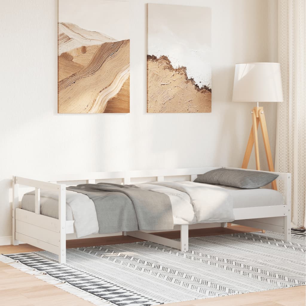 Daybed White 90x200cm Solid Wood Pine - Merkel Designers