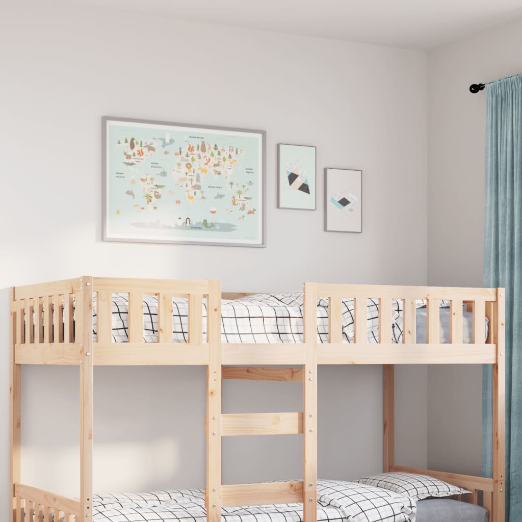 Children's Bed 75x190cm Solid Wood Pine - Style and Chic