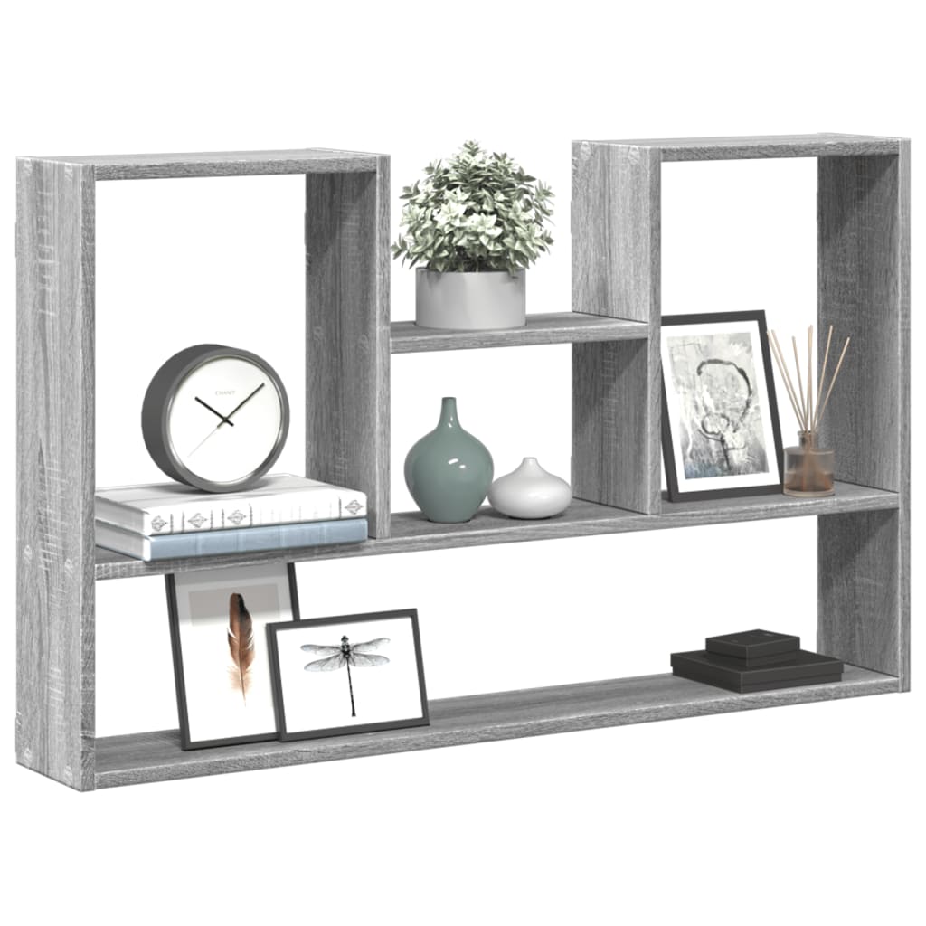 Wall Shelf Grey Sonoma 99x15x60 cm Engineered Wood - Discount Dealers
