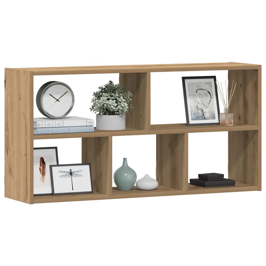 Wall Shelf Artisian Oak 100x25x50 cm Engineered Wood - Sid & Sam