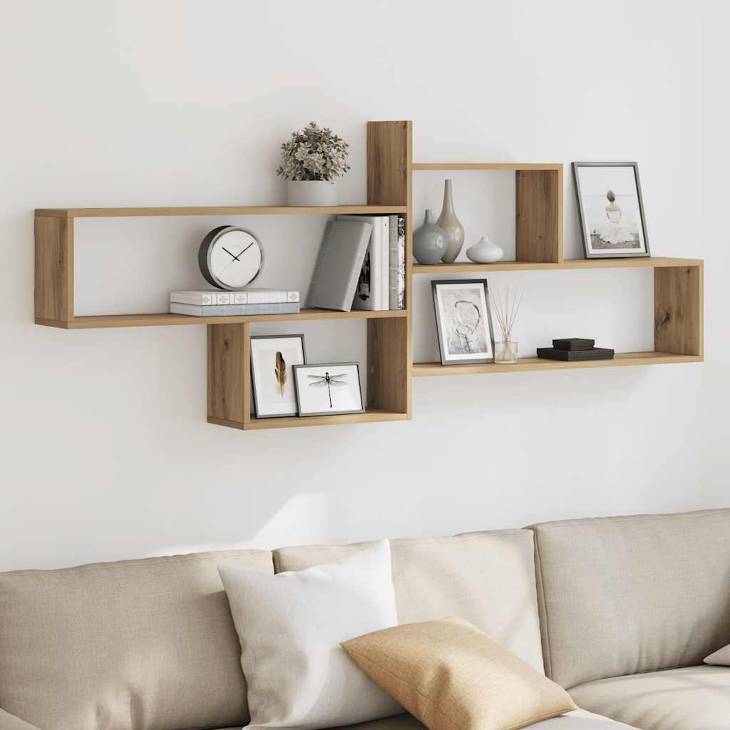 Wall Shelf Artisian Oak 167.5x18x68 cm Engineered Wood - Sid & Sam