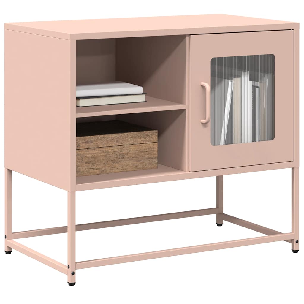 TV Cabinet Pink 68x39x60.5 cm Steel - Sid & Sam