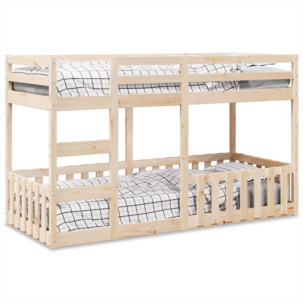 Bunkbed 80x200cm Solid Wood Pine - Style and Chic
