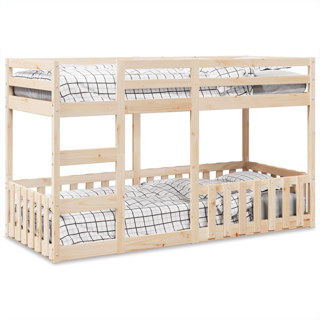 Bunkbed 90x200cm Solid Wood Pine - Unbeatable Bargains