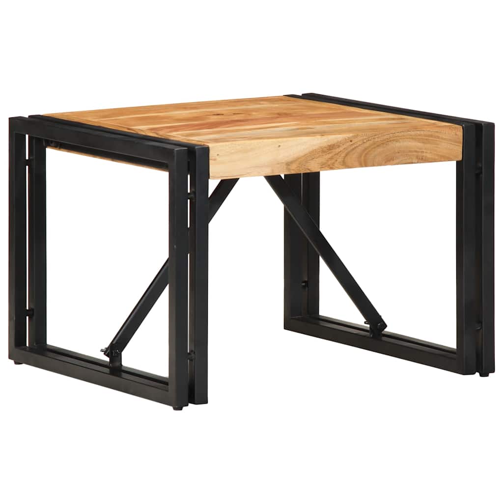 Coffee Table 50x50x35 cm Solid Wood Acacia - Sid & Sam