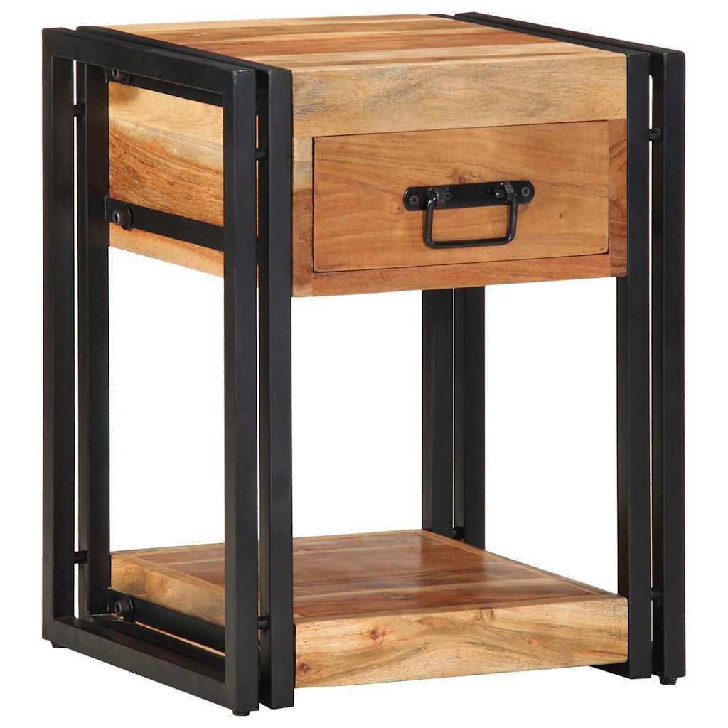 Nightstand 40x35x50 cm Solid Acacia Wood - Design Hut