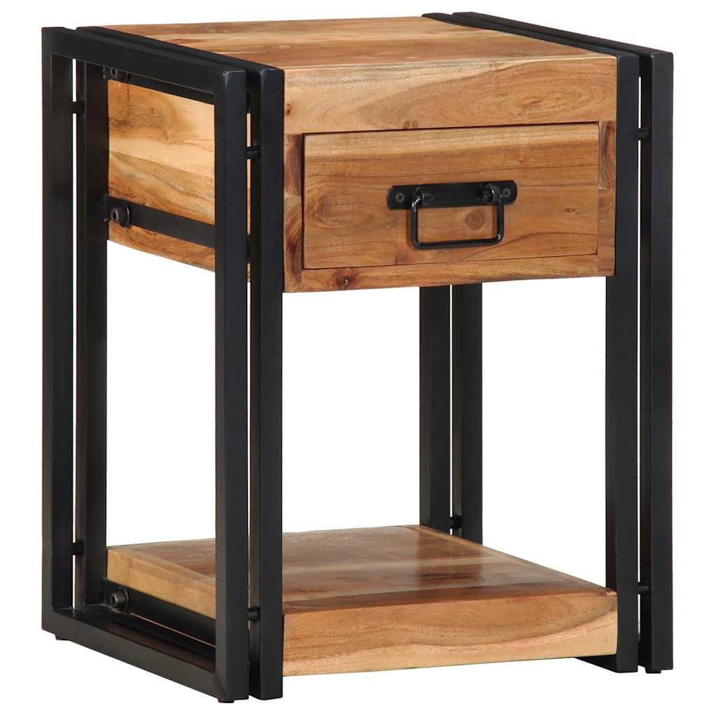 Nightstands 2 pack 40x35x50 cm Solid Acacia Wood - Direct Imports