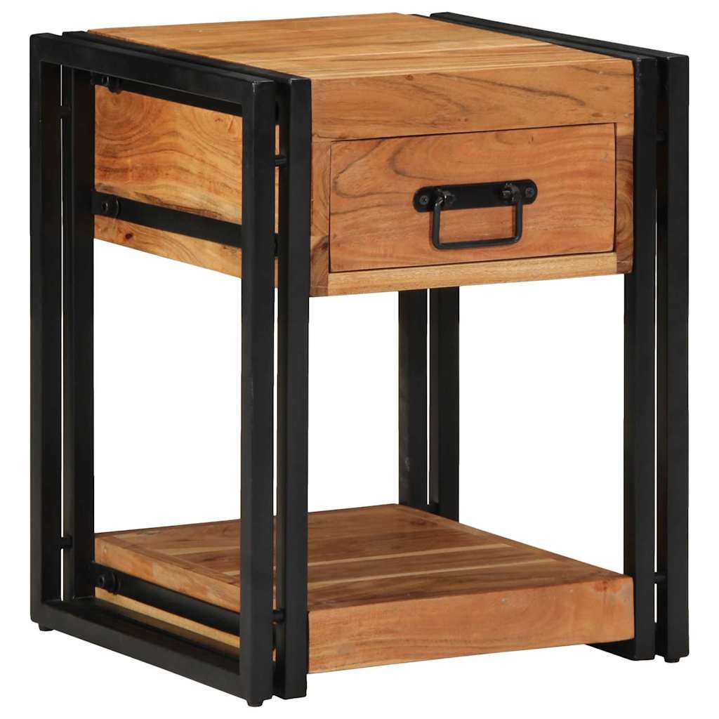 Nightstands 2 pack 40x40x50 cm Solid Acacia Wood - Casper Homes
