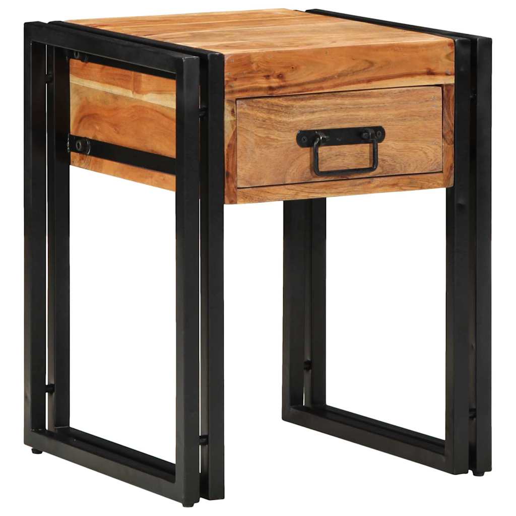 Side Table 40x40x50 cm Solid Wood Acacia - Tyrell & Tyrell