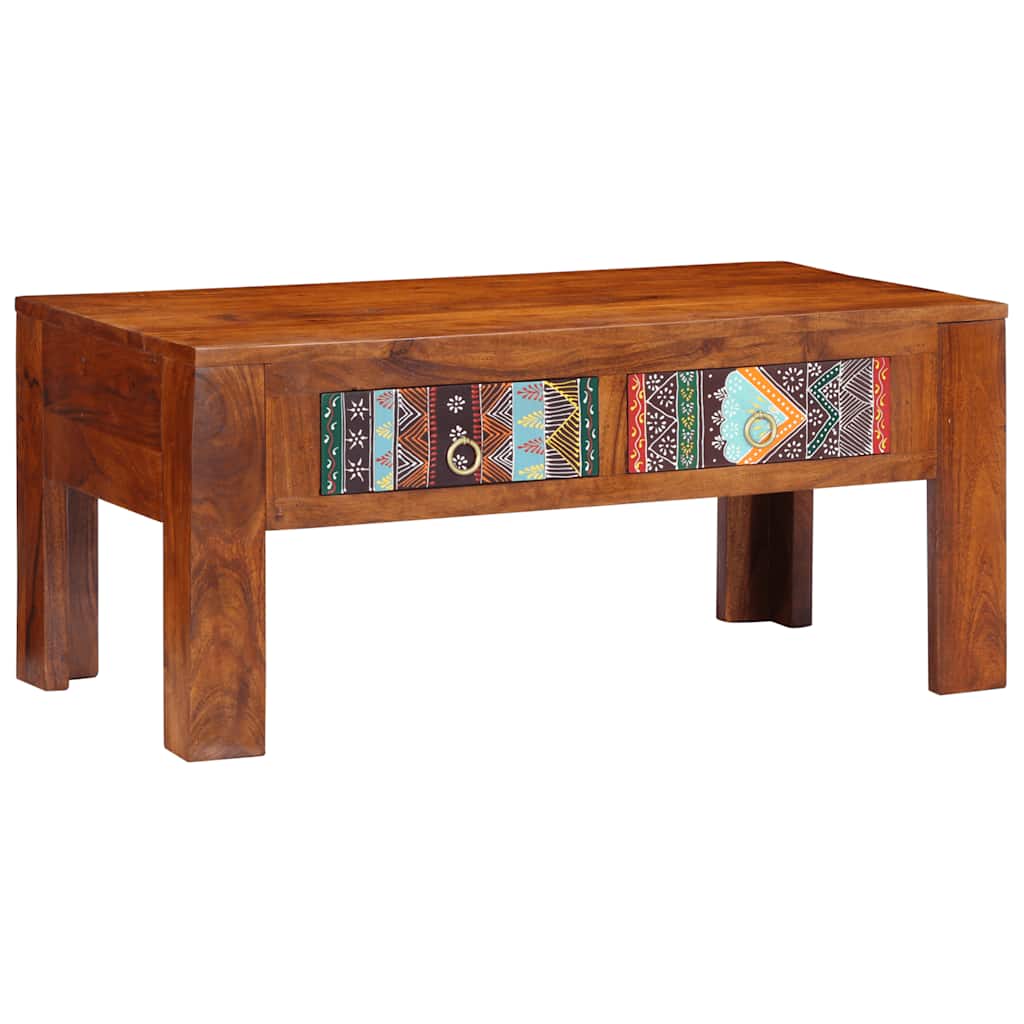 Coffee Table 90x50x40 cm Solid Wood Acacia - Merlin Deals