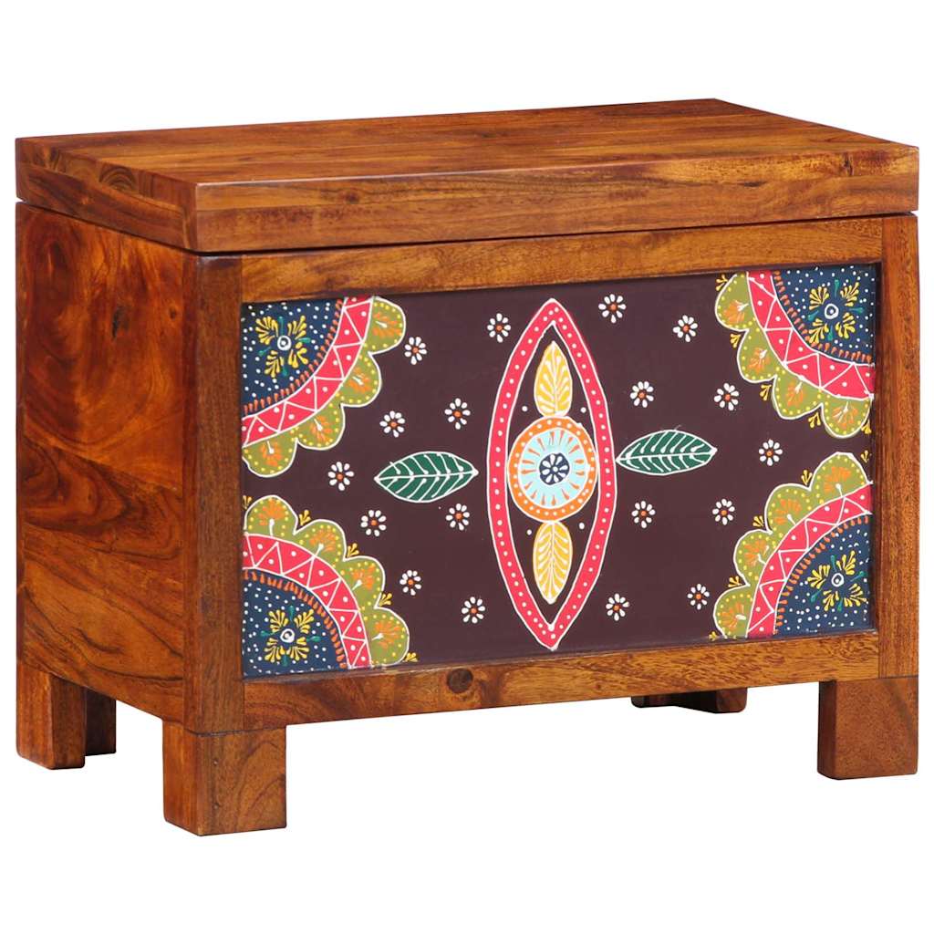 Storage Box Honey Brown 50x30x40 cm Solid Wood Acacia - Direct Imports