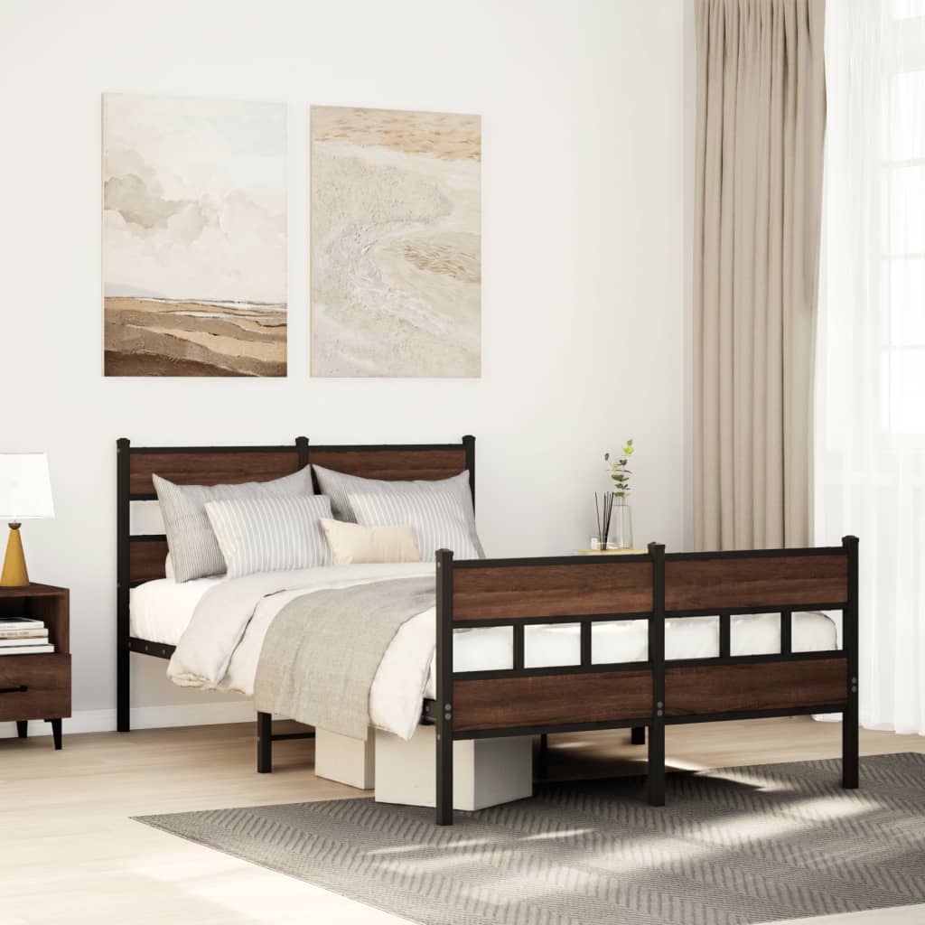 Bedframe with Headboard and Footboard 120x190cm Small Double - Casper Homes