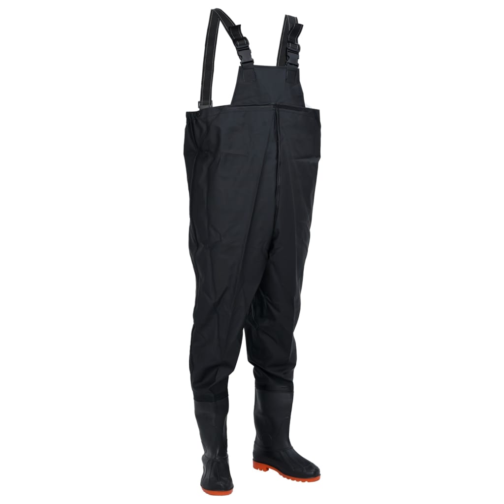 Chest Waders with Boots Black Size 43 - Merkel Designers