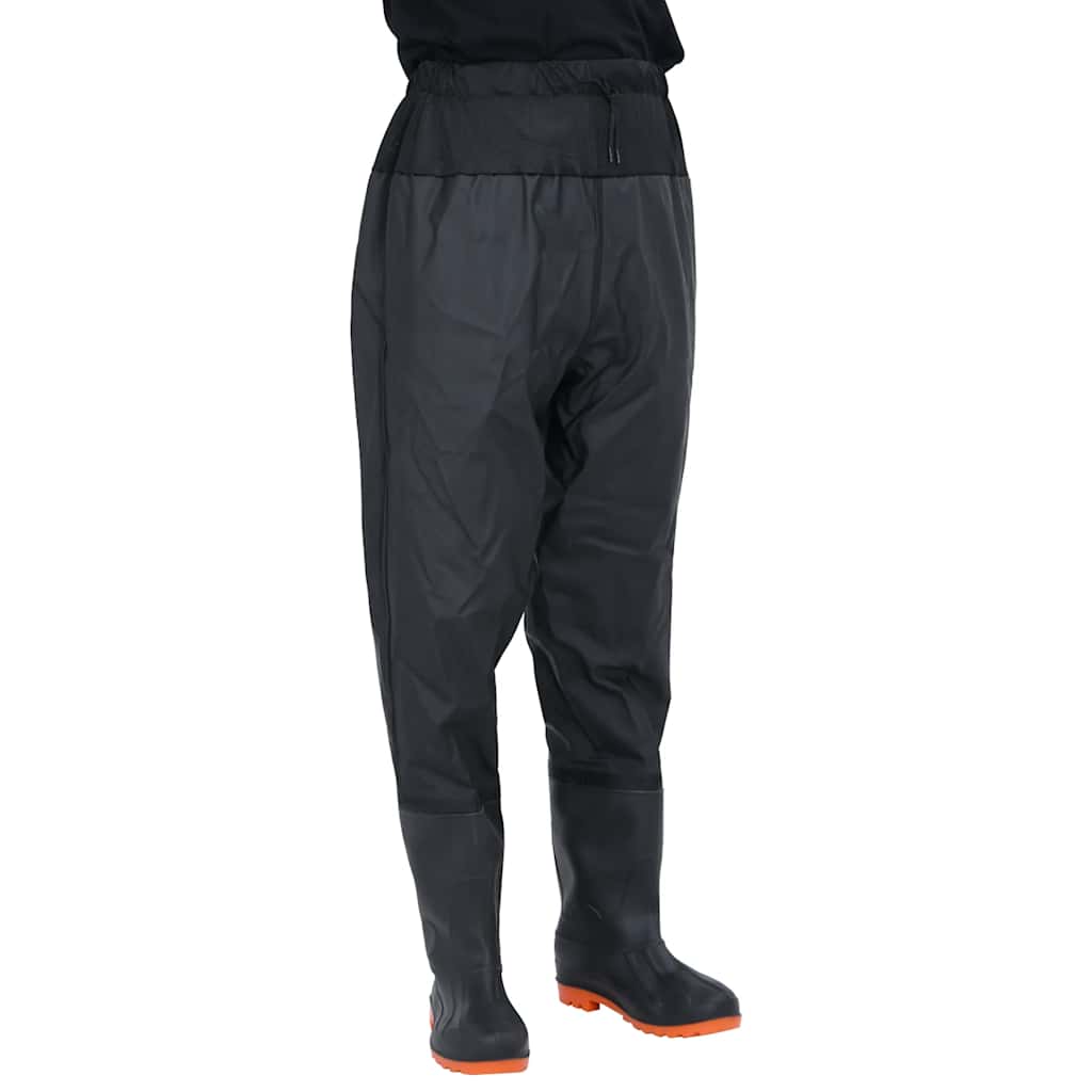 Waist Waders with Boots Black Size 46 - Merkel Designers