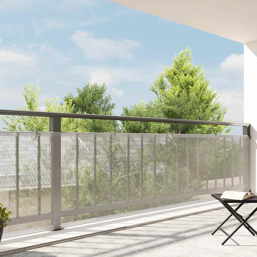 Clear Tarpaulin with Eyelets 1x8 m Polyethylene - Direct Imports