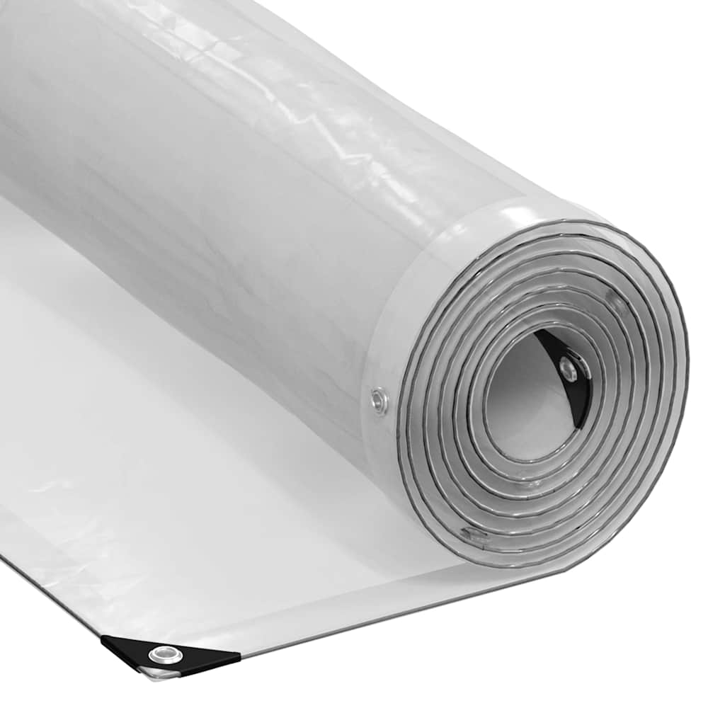 Clear Tarpaulin with Eyelets 3x4 m Polyethylene - The Home Maker