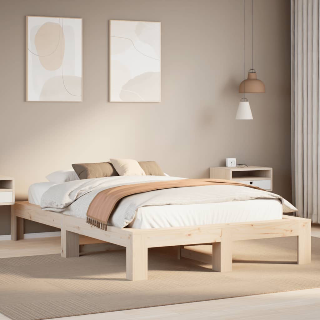 Bedframe 120x200cm Solid Wood Pine - Direct Imports
