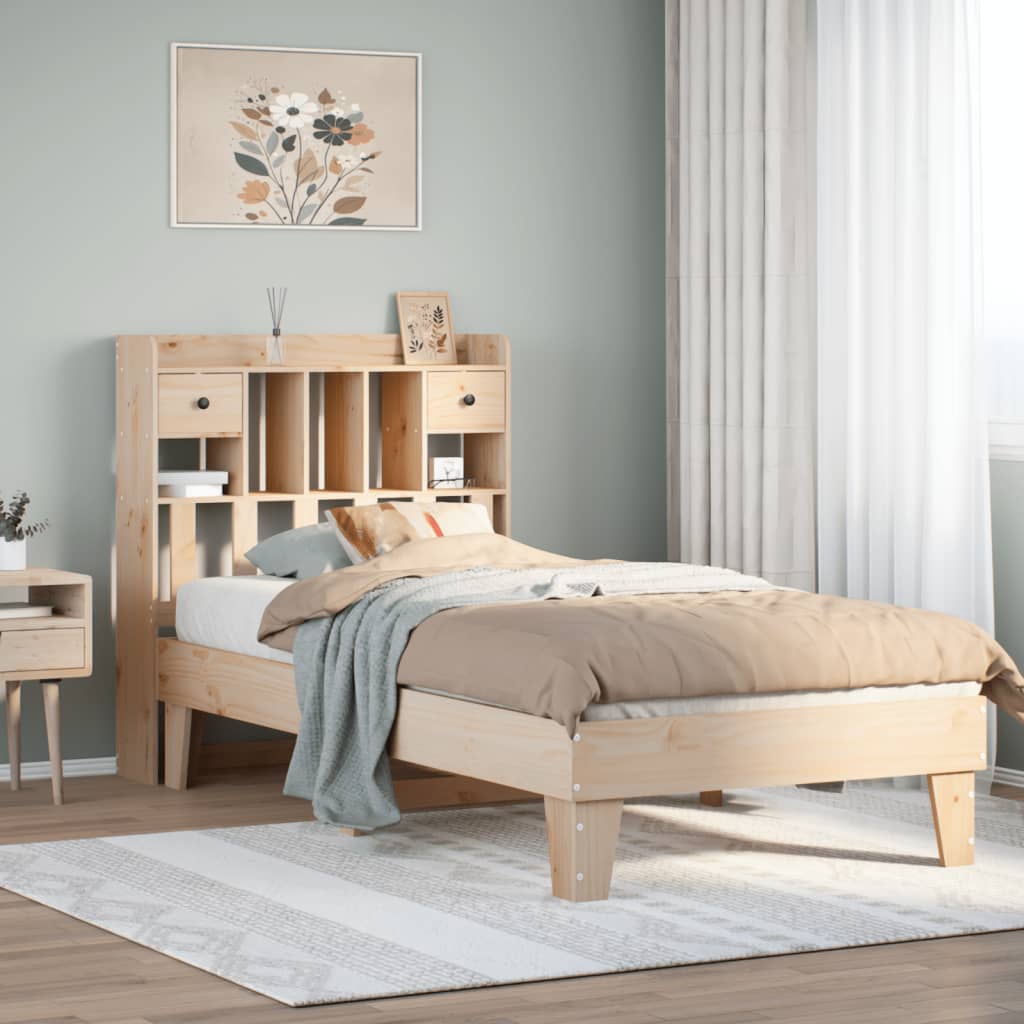 Bedframe 90x190cm Single Solid Wood Pine - Tyrell & Tyrell