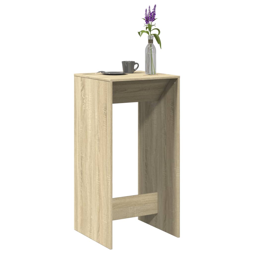 Bar Table Sonoma Oak 51x50x103.5 cm Engineered Wood - Style and Chic