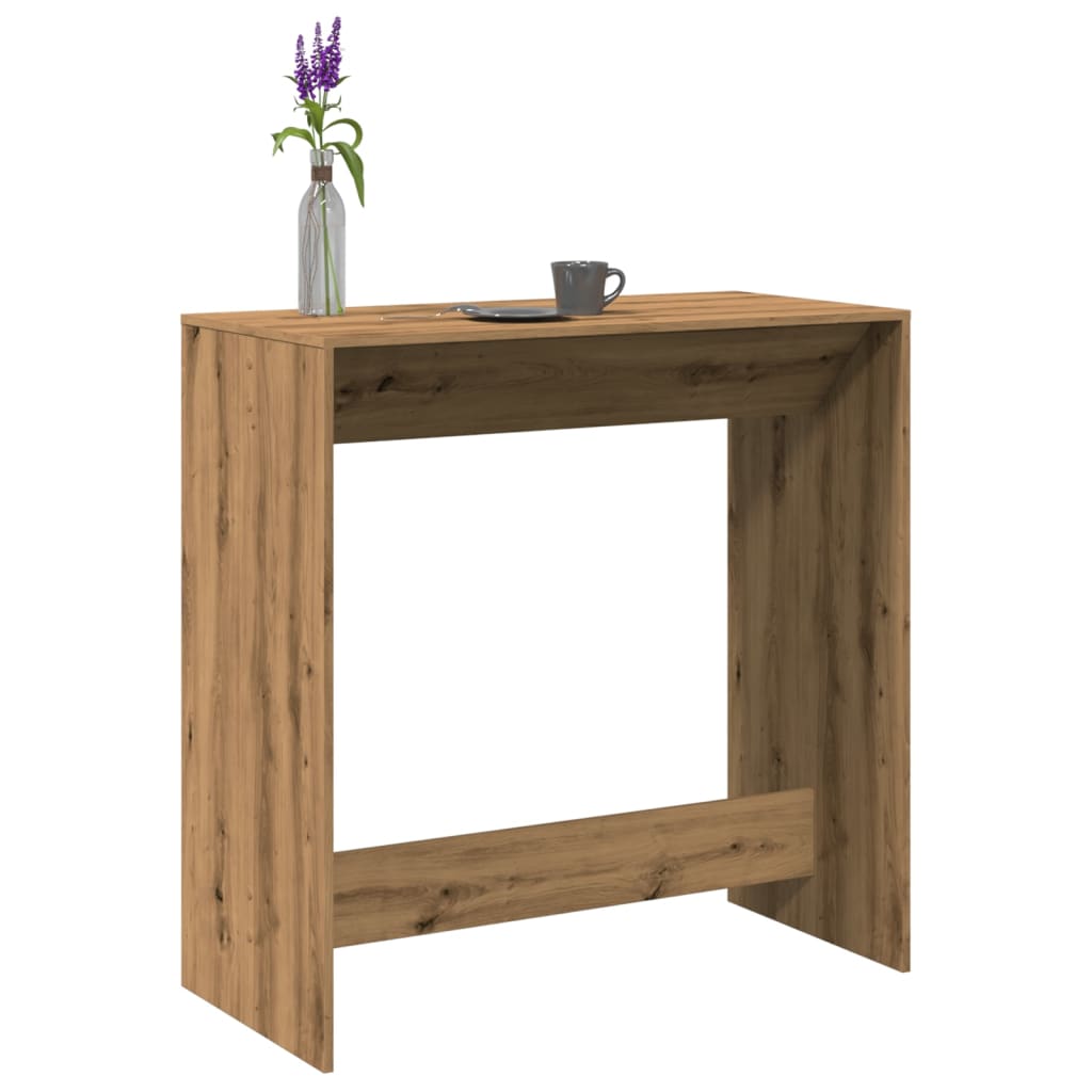 Bar Table Artisan Oak 102x50x103.5 cm Engineered Wood - Charlotte Dunes