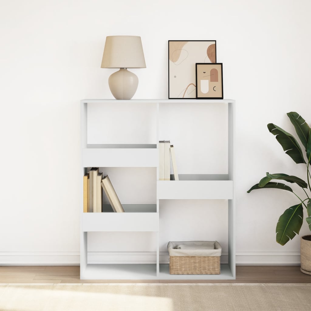 Book Cabinet/Room Divider White 100x33x115 cm - Charlotte Dunes