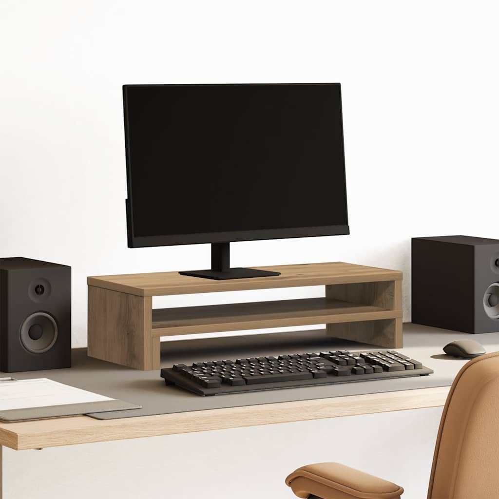 Monitor Stand Artisian Oak 54x22x15 cm Engineered Wood - Casper Homes