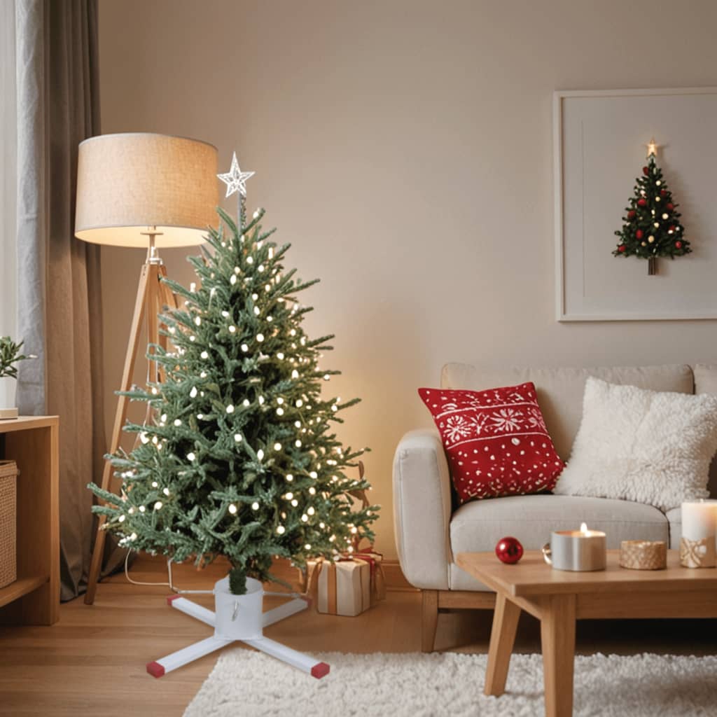 Faune Christmas Tree Stand White 61x61x15.5cm - Direct Imports