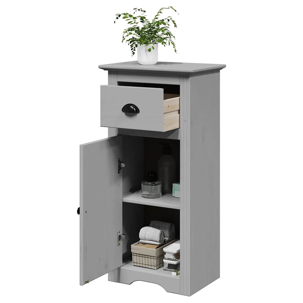 Bathroom Cabinet BODO Grey 44x30x90 cm - All Things Good