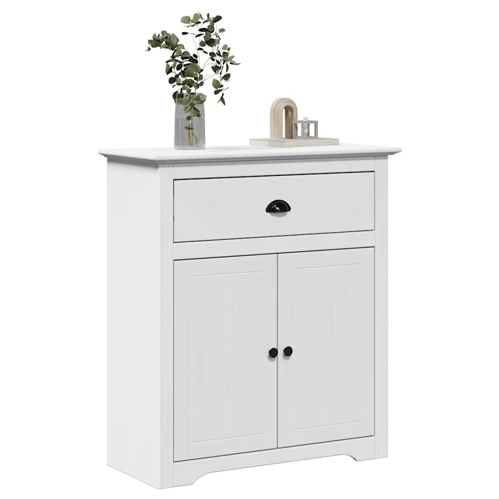 Hallway Cabinet BODO White 80x35x90 cm - Tyrell & Tyrell