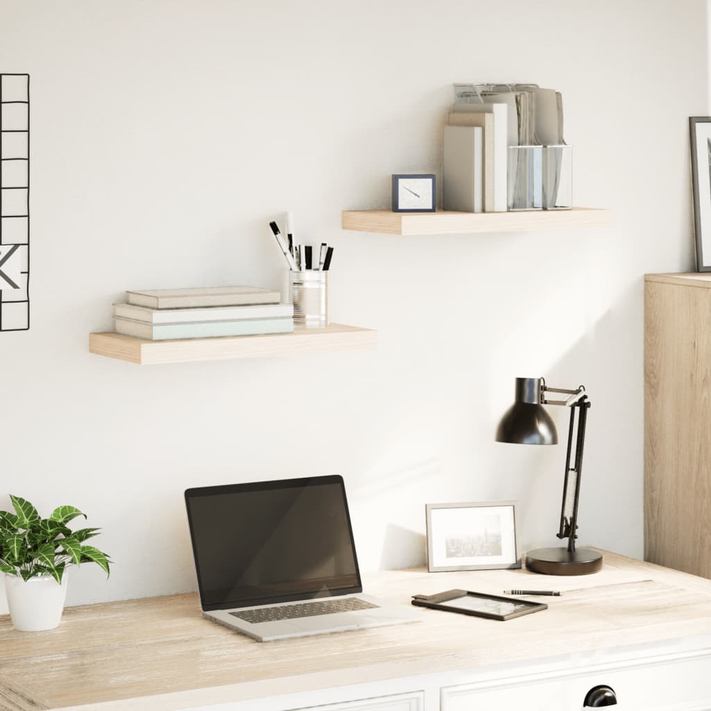 Floating Shelves 2 pcs 50x23.5x4 cm Engineered Wood - All Things Good