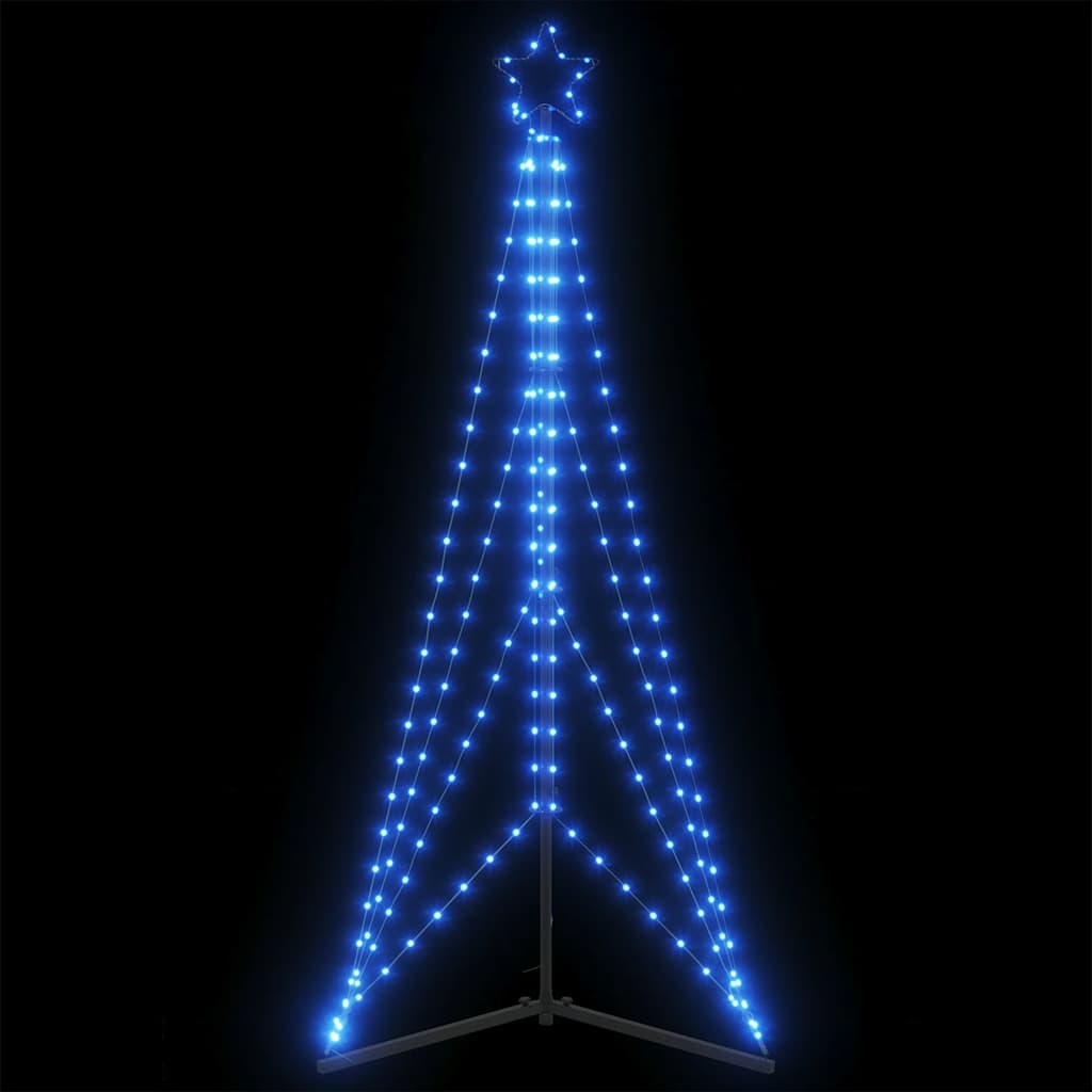 GLOWRA LED Christmas Tree 363 LEDs Blue 182 cm - Charlotte Dunes
