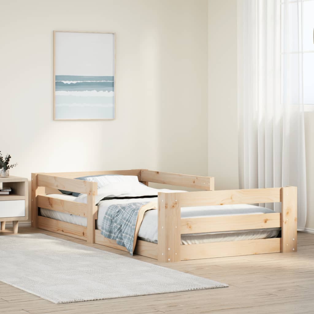 Bedframe 100x200cm Solid Wood Pine - Direct Imports