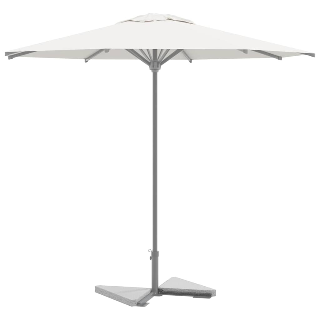 Umbrella Weight Plates 2 pcs Grey Granite Triangular 14 kg - Merlin Deals