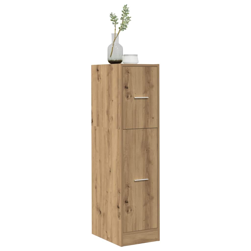Apothecary Cabinet Artisian Oak 30x41x118 cm Engineered Wood - Style and Chic