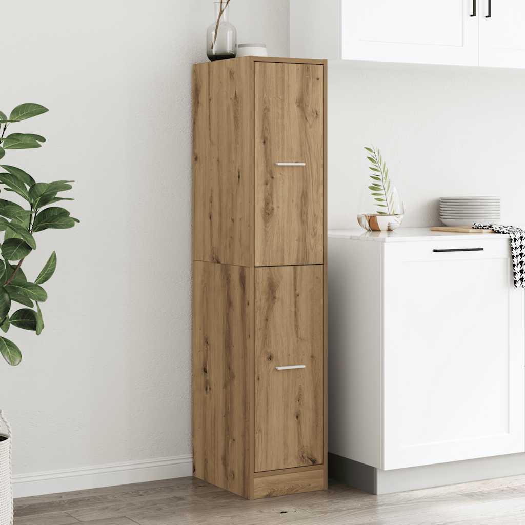 Apothecary Cabinet Artisian Oak 30x41x144.5 cm Engineered Wood - Style and Chic