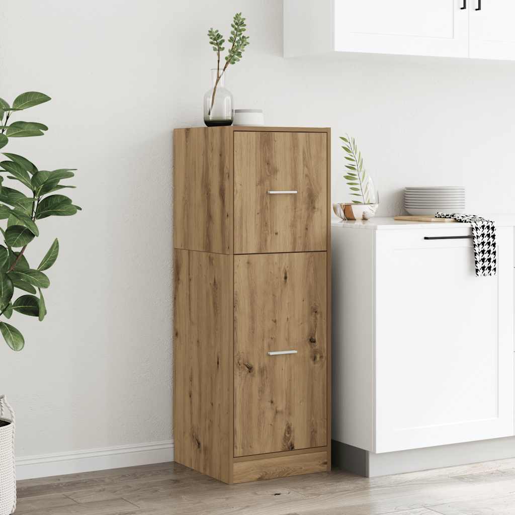 Apothecary Cabinet Artisian Oak 40x41x118 cm Engineered Wood - Style and Chic