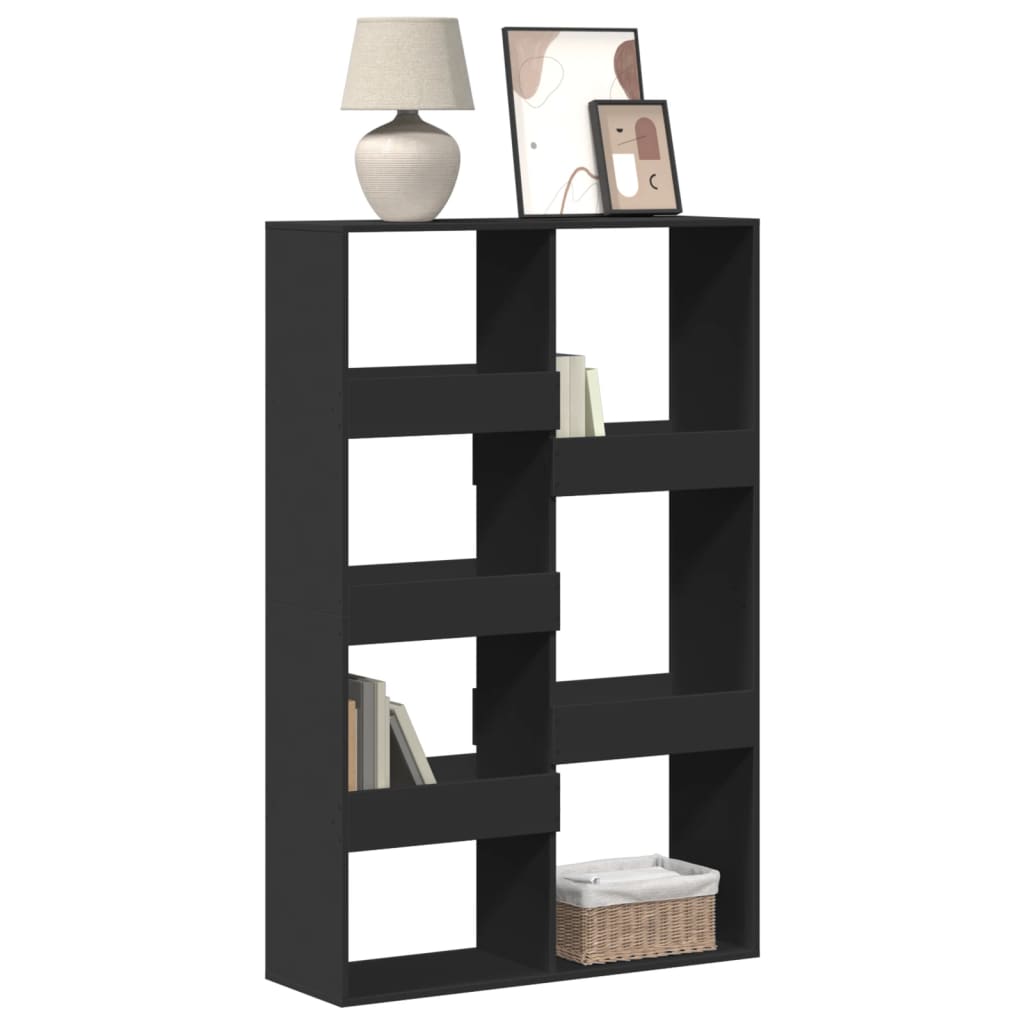 Bookcase Black 100x33x155.5 cm Engineered Wood - Charlotte Dunes